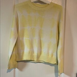 Elizabeth and James Yellow Tie-Dye Sweater